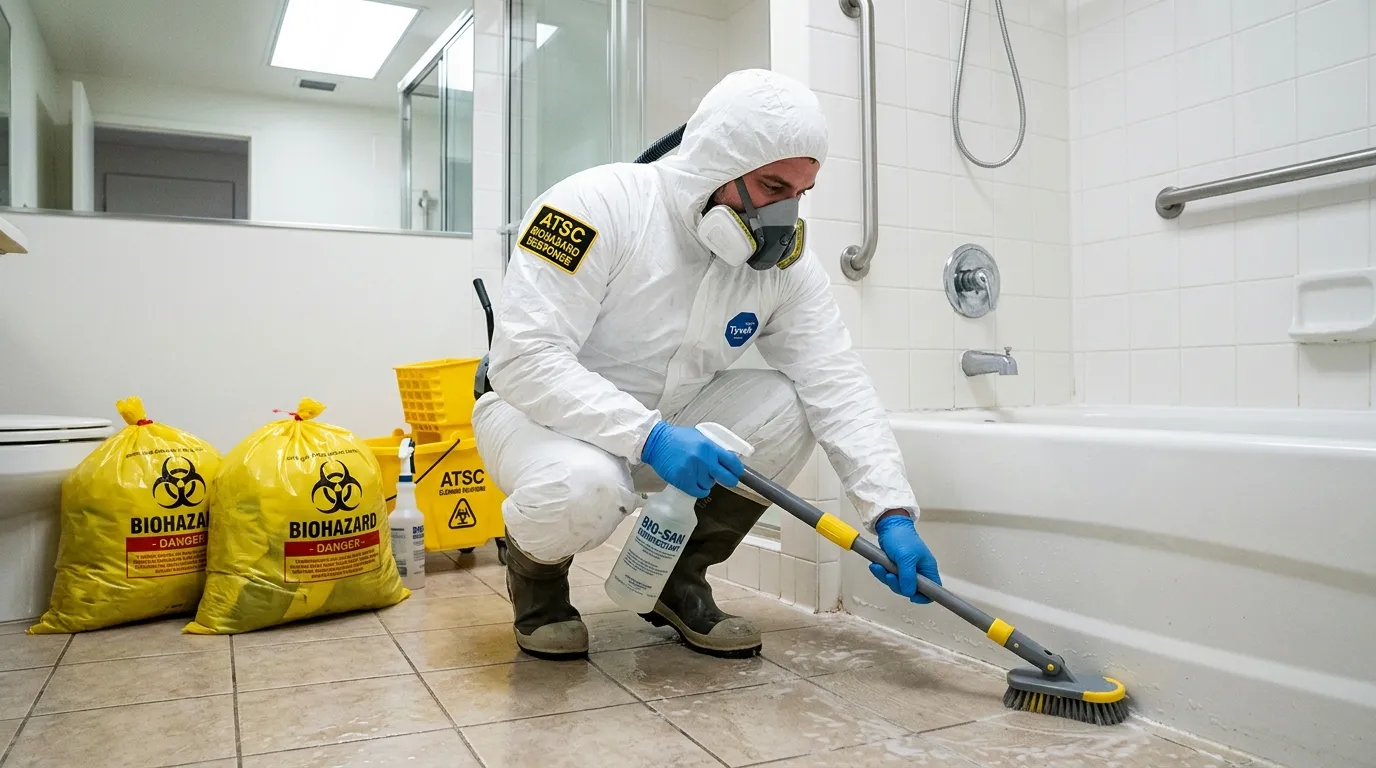 Decontamination equipment deployed for Blood Cleanup in Manchester